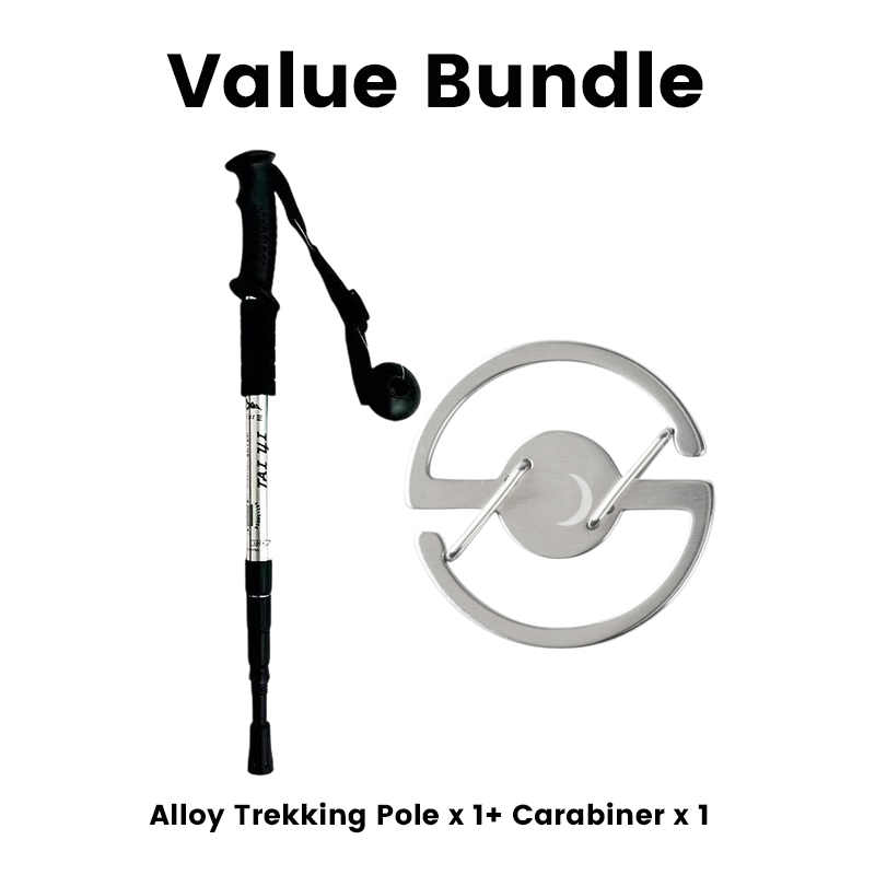 🔥Adjustable Aluminum Alloy Trekking Pole