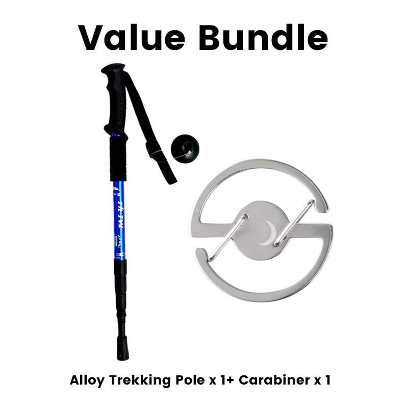🔥Adjustable Aluminum Alloy Trekking Pole