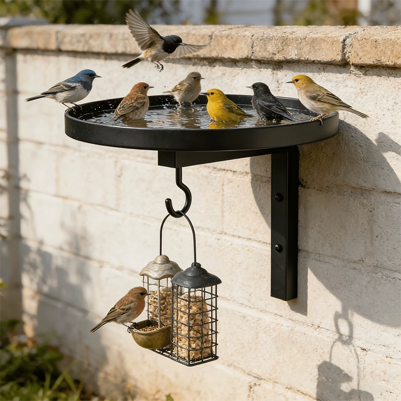 🐦💧 50% RABATT! Wandmontierte Metall-Vogeltränke – Wetterfest, leicht zu reinigen & ideal für Garten, Balkon & Terrasse 🌿