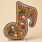 🧩Holzpuzzle mit Notenmotiven – aus umweltfreundlichem Material, wunderschönes Deko-Stück. Tolles Geschenk für Musiker und Puzzle-Fans! 💚🌟