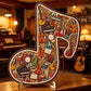 🧩Holzpuzzle mit Notenmotiven – aus umweltfreundlichem Material, wunderschönes Deko-Stück. Tolles Geschenk für Musiker und Puzzle-Fans! 💚🌟
