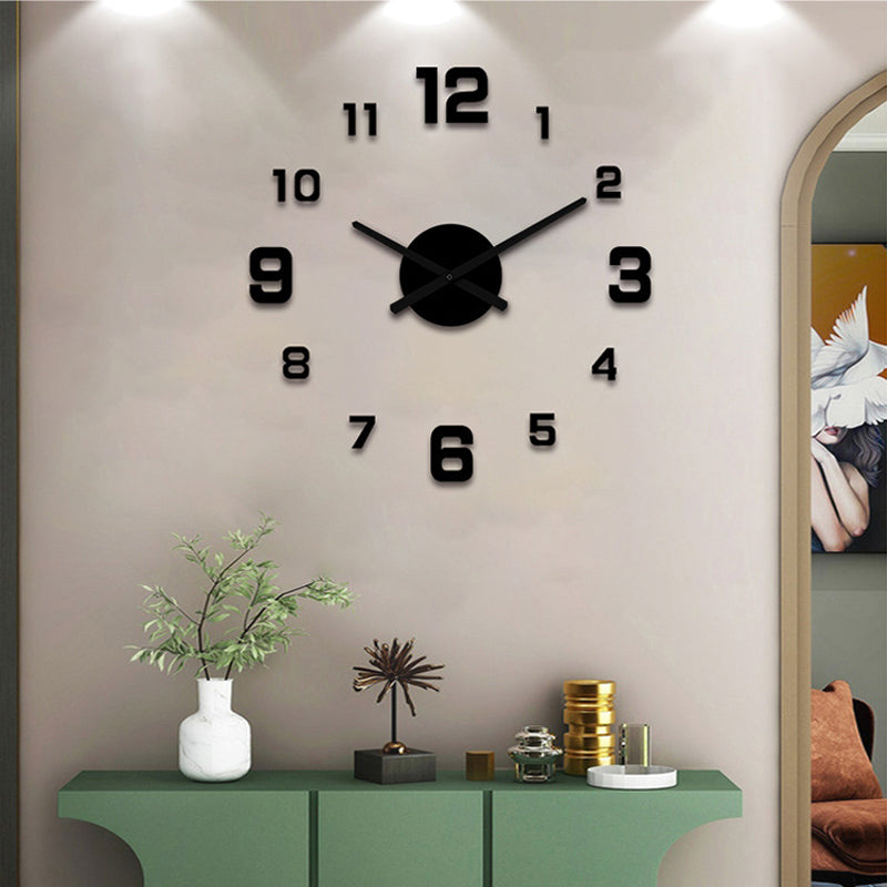 3D DIY Leuchtende Acryl-Wanduhr Set zur Selbstmontage