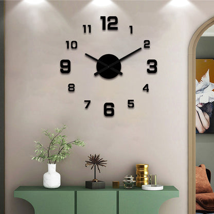 3D DIY Leuchtende Acryl-Wanduhr Set zur Selbstmontage