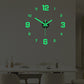 3D DIY Leuchtende Acryl-Wanduhr Set zur Selbstmontage