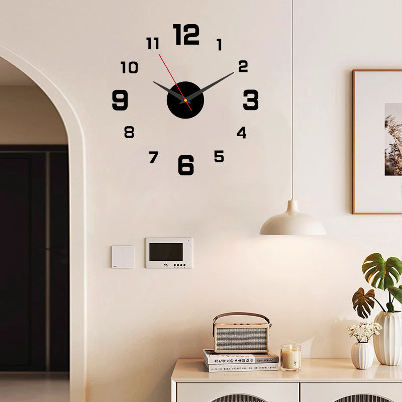 3D DIY Leuchtende Acryl-Wanduhr Set zur Selbstmontage