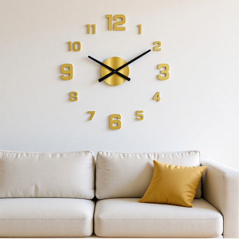 3D DIY Leuchtende Acryl-Wanduhr Set zur Selbstmontage