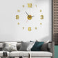 3D DIY Leuchtende Acryl-Wanduhr Set zur Selbstmontage