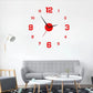 3D DIY Leuchtende Acryl-Wanduhr Set zur Selbstmontage