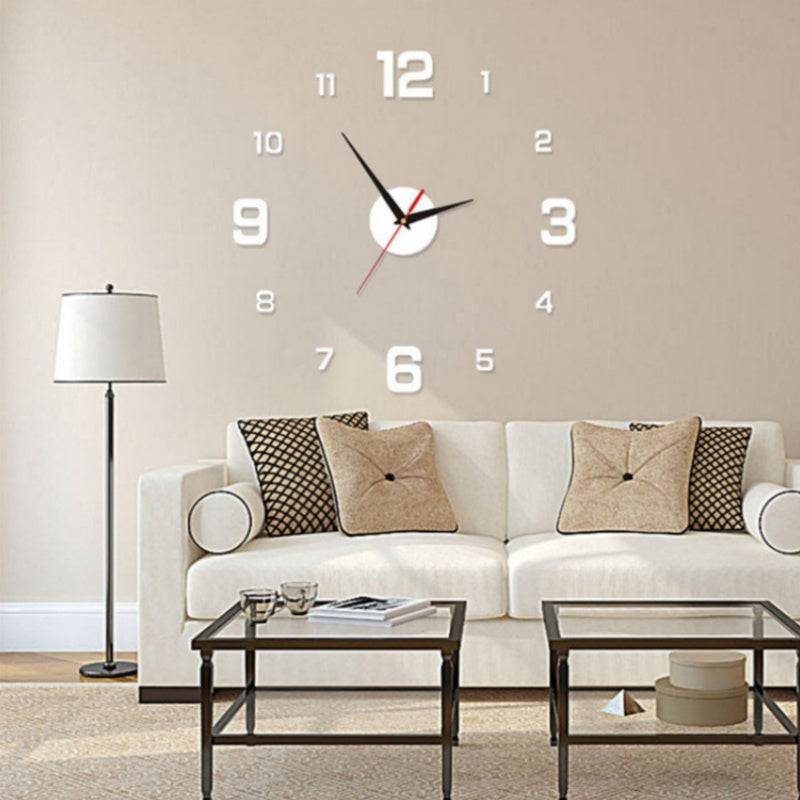 3D DIY Leuchtende Acryl-Wanduhr Set zur Selbstmontage