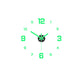 3D DIY Leuchtende Acryl-Wanduhr Set zur Selbstmontage