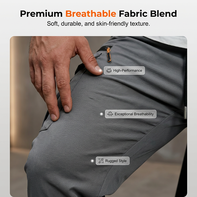 👖🔥 50% RABATT! Herren Casual Cargo-Jogger mit mehreren Taschen – Bequem, elastisch & perfekt für Alltag, Freizeit & Streetstyle ✨