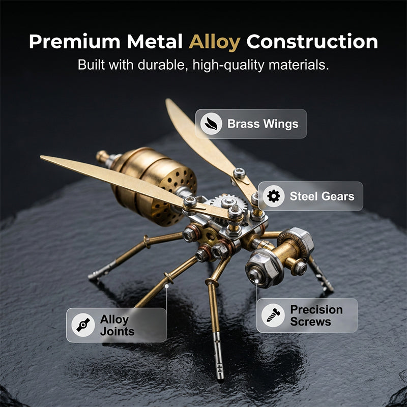 🐝 3D Metall-Bienen-Puzzle-Bausatz zum Zusammenbauen