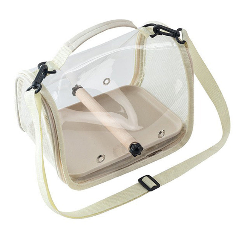 Portable Transparent Bird Carrier Bag