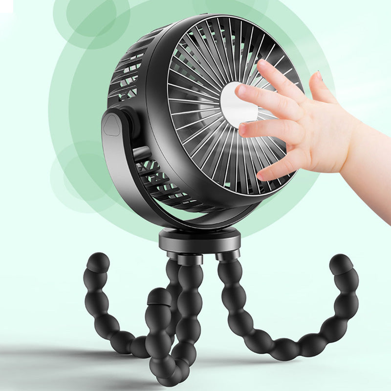 🌞Sommer-Sonderangebot – 50 % Rabatt🌬️Vielseitiger Oktopus-Kinderwagen-Ventilator