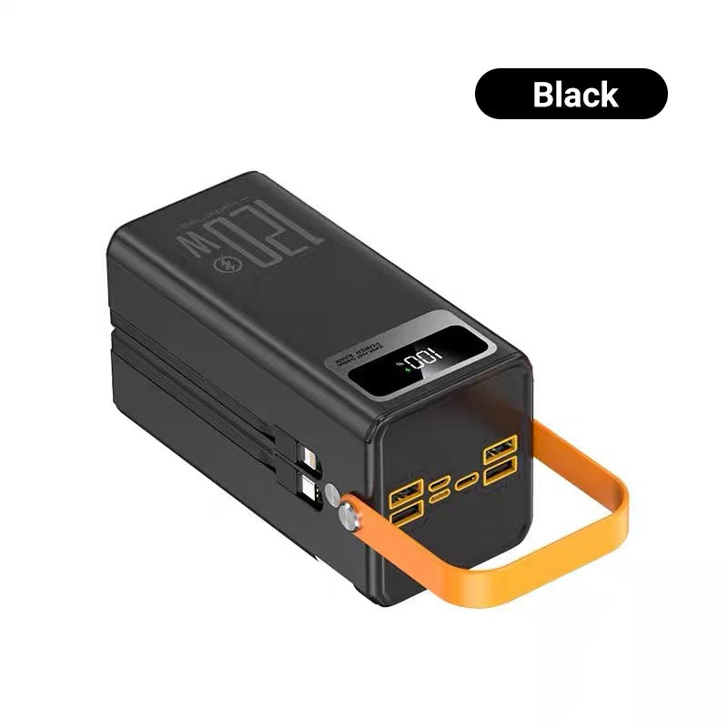 📢📢 50 % RABATT !! ⏰🔋 Hochkapazitäts-Powerbank mit 60.000 mAh und LED-Licht