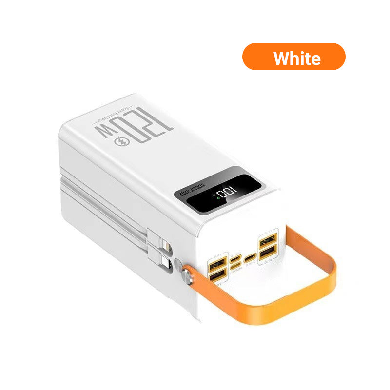 📢📢 50 % RABATT !! ⏰🔋 Hochkapazitäts-Powerbank mit 60.000 mAh und LED-Licht