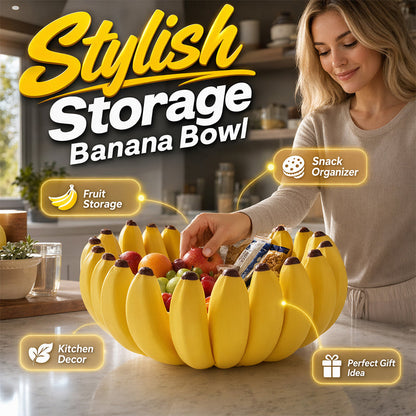 🍌Kreative Bananenförmige Obstschale
