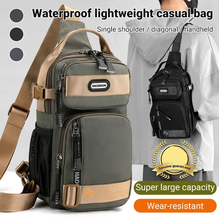 🎒🔥 50% RABATT! 2026 Verstellbare Oxford-Stoff Casual Brusttasche – Wasserdicht, Multi-Fach & perfekt für Urban-Style, Reisen & Alltag ✨