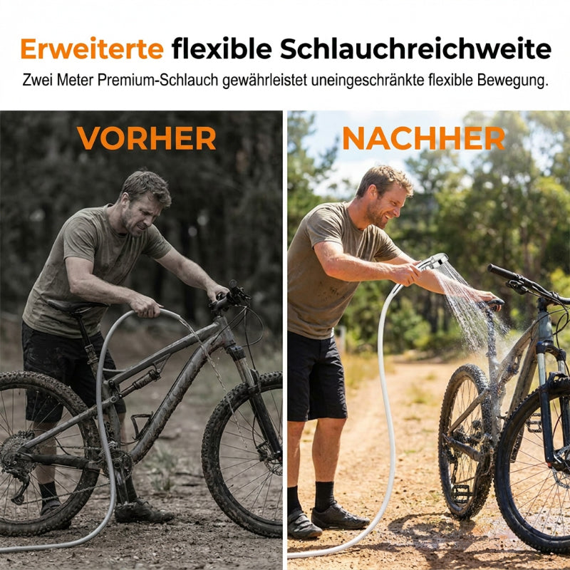 Tragbare elektrische Dusche für Camping und Wohnheime