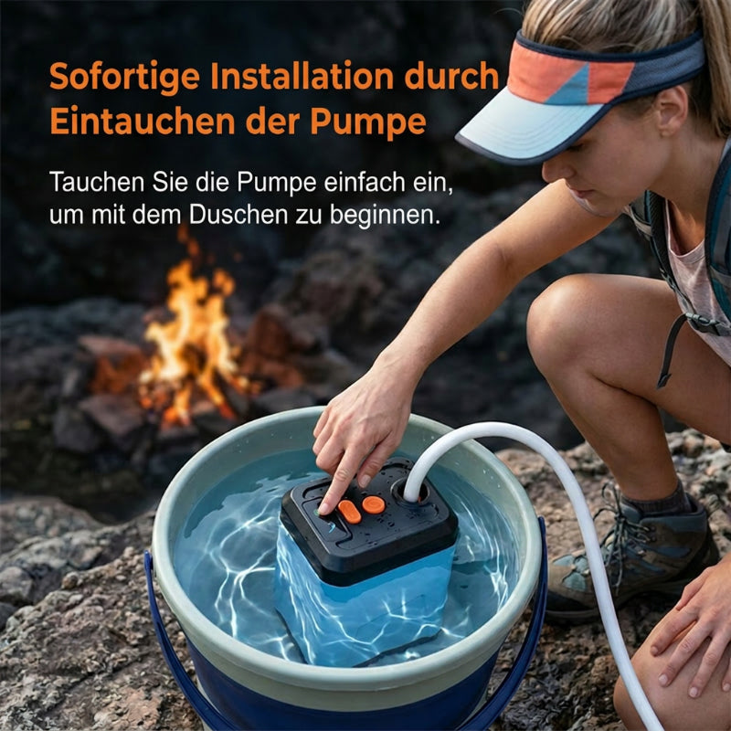 Tragbare elektrische Dusche für Camping und Wohnheime