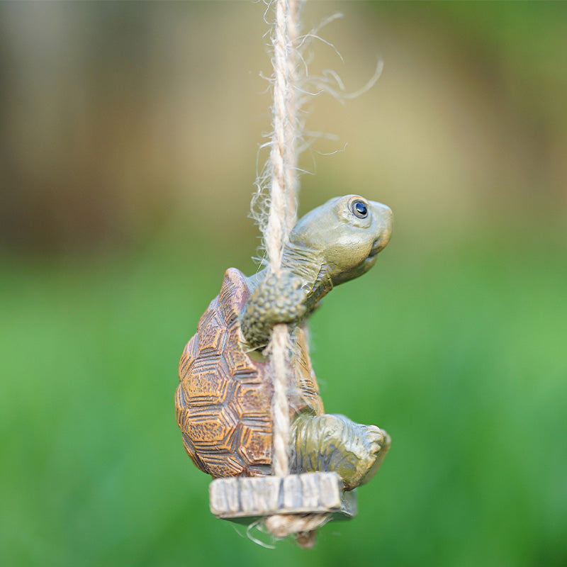 🎉Neu! Begrenzte Zeit – 50% Rabatt⏰ Verspielter Schildkröten-Schaukel-Deko