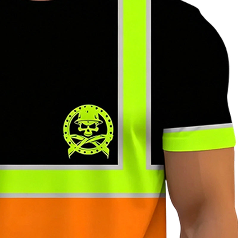 ✨👷Warnschutz-Arbeits-T-Shirt mit hoher Sichtbarkeit