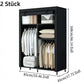 👔Einfach zu montierender Kleiderschrank aus Vliesstoff