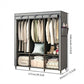👔Einfach zu montierender Kleiderschrank aus Vliesstoff
