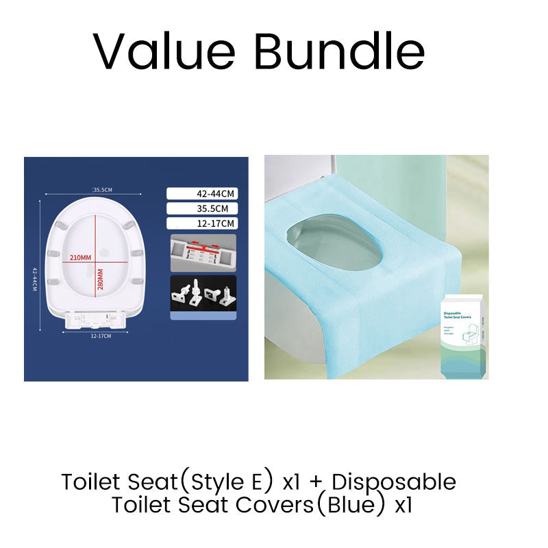 🚽✨ 50% RABATT! Robuster WC-Sitz mit Soft-Close-Funktion – Stoßfest, kratzresistent & leise schließend – Perfekt für Bad & Gäste-WC 🛁