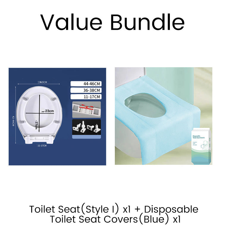 🚽✨ 50% RABATT! Robuster WC-Sitz mit Soft-Close-Funktion – Stoßfest, kratzresistent & leise schließend – Perfekt für Bad & Gäste-WC 🛁