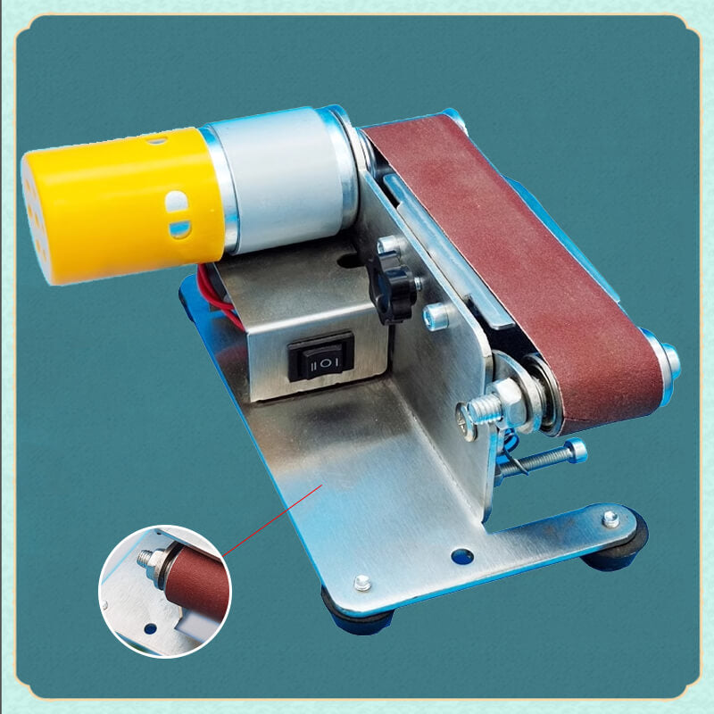 📢📢 JETZT 50 % RABATT!! ⏰Mini Elektro Bandschleifer – Tragbarer Schleifer & Polierer für Holz, Metall und DIY-Projekte