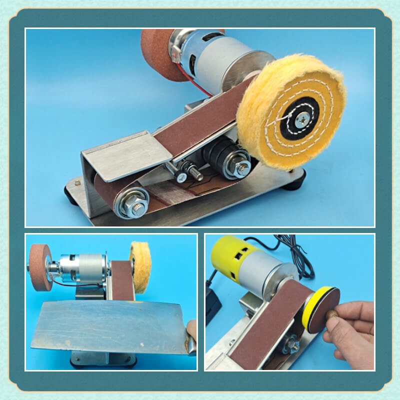 📢📢 JETZT 50 % RABATT!! ⏰Mini Elektro Bandschleifer – Tragbarer Schleifer & Polierer für Holz, Metall und DIY-Projekte