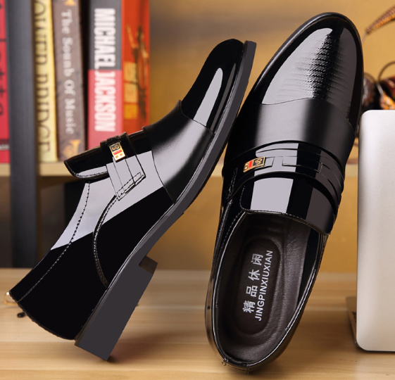 👞 50% RABATT! 🔥 Herrenschuhe aus Leder mit spitzer Zehe – Bequem, rutschfest & elegant – Ideal für Büro, Hochzeit & formelle Anlässe ✨