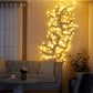 🌿 50 % Rabatt – LED-Lichterkette im Ranken-Design – 144 Lichter, 2,3 m, dimmbar, IP55 – für Garten, Balkon, Zimmer & Partys 💡