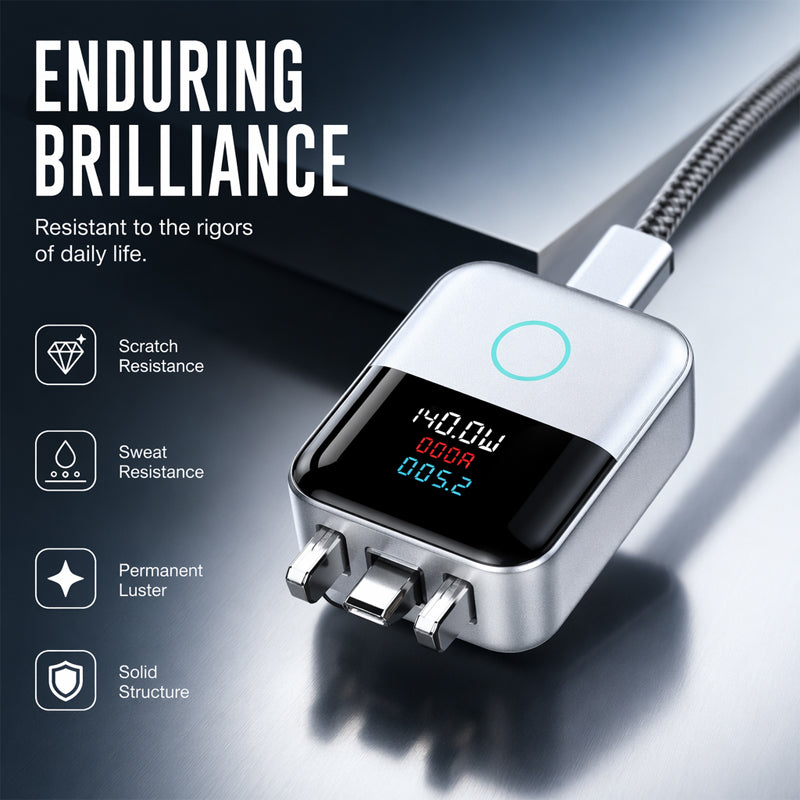 ⚡ Jetzt 50 % Rabatt! USB-C-Smart-Ladegerät mit LED-Anzeige