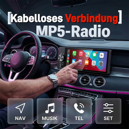 Single-DIN Auto-MP5-Player mit kabellosem Verbindung