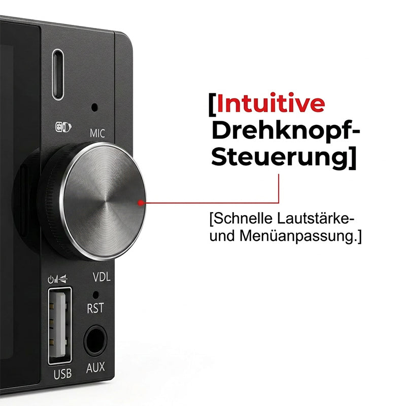 Single-DIN Auto-MP5-Player mit kabellosem Verbindung