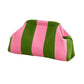Gestrickte Gestreifte Dumpling-Clutch-Tasche