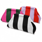 Gestrickte Gestreifte Dumpling-Clutch-Tasche
