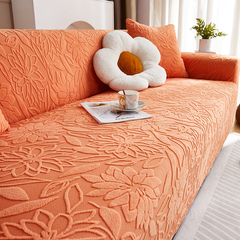 🛋️ 50% RABATT! 🌸 Rutschfester 3D-Kamelien-Jacquard-Sofabezug – Dekorative Eleganz, rutschfest & pflegeleicht – Perfekt für stilvollen Möbelschutz im Alltag ✨