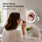 💄✨10-fach vergrößernder Schminkspiegel mit LED-Licht und Saugnapf