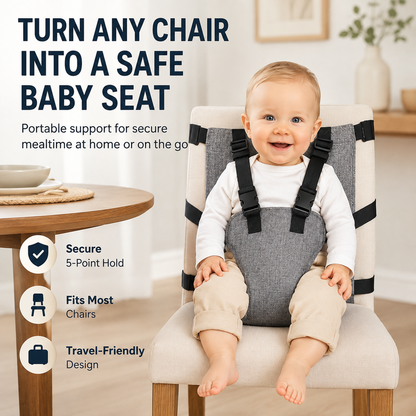 👶 Tragbarer Sicherheitsgurt für Babyhochstühle