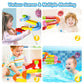 🛁Interaktives Badewannen-Rutschbahn-Set – Kleinkind-Badespielzeug