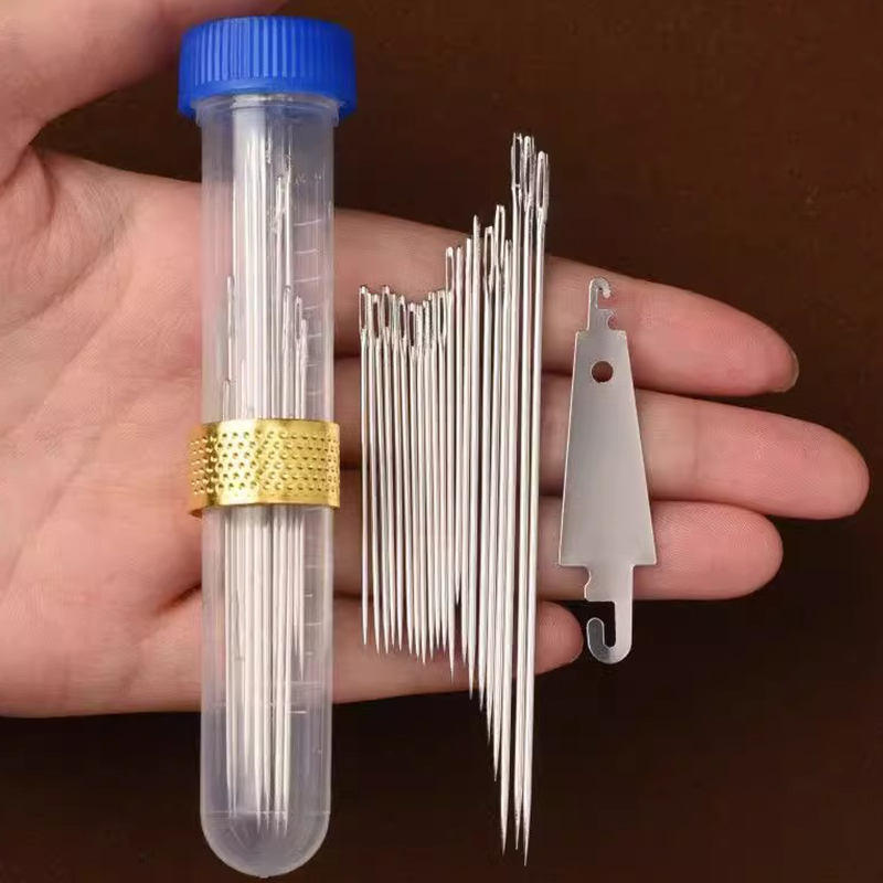 23‑teiliges Set Handnähnadeln mit großem Öhr