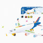 ✈️ JETZT 50% RABATT! 🎵 Elektrisches Modellflugzeug – Bump-and-Go, LED-Lichter & realistische Sounds – Für Kleinkinder ab 3+ 🛩️