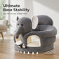 ✨50% Rabatt✨🐻 Cartoon‑Baby‑Stützsofa – Anti‑Roll‑Sitzsessel für Babys mit stabiler Rückenlehne, weicher Plüsch‑Bodensitz für Kleinkinder