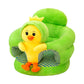 ✨50% Rabatt✨🐻 Cartoon‑Baby‑Stützsofa – Anti‑Roll‑Sitzsessel für Babys mit stabiler Rückenlehne, weicher Plüsch‑Bodensitz für Kleinkinder