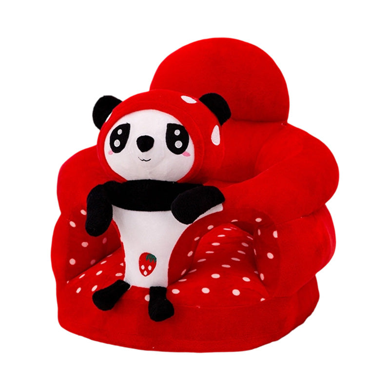 ✨50% Rabatt✨🐻 Cartoon‑Baby‑Stützsofa – Anti‑Roll‑Sitzsessel für Babys mit stabiler Rückenlehne, weicher Plüsch‑Bodensitz für Kleinkinder