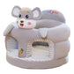 ✨50% Rabatt✨🐻 Cartoon‑Baby‑Stützsofa – Anti‑Roll‑Sitzsessel für Babys mit stabiler Rückenlehne, weicher Plüsch‑Bodensitz für Kleinkinder