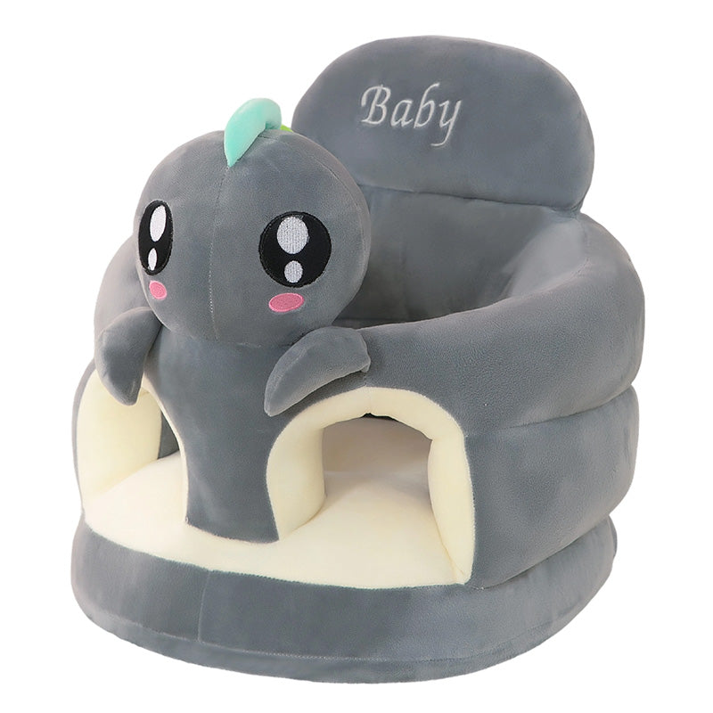 ✨50% Rabatt✨🐻 Cartoon‑Baby‑Stützsofa – Anti‑Roll‑Sitzsessel für Babys mit stabiler Rückenlehne, weicher Plüsch‑Bodensitz für Kleinkinder